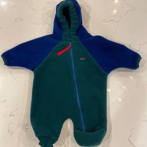 L.L Bean Vintage Original Fleece Baby Onesie